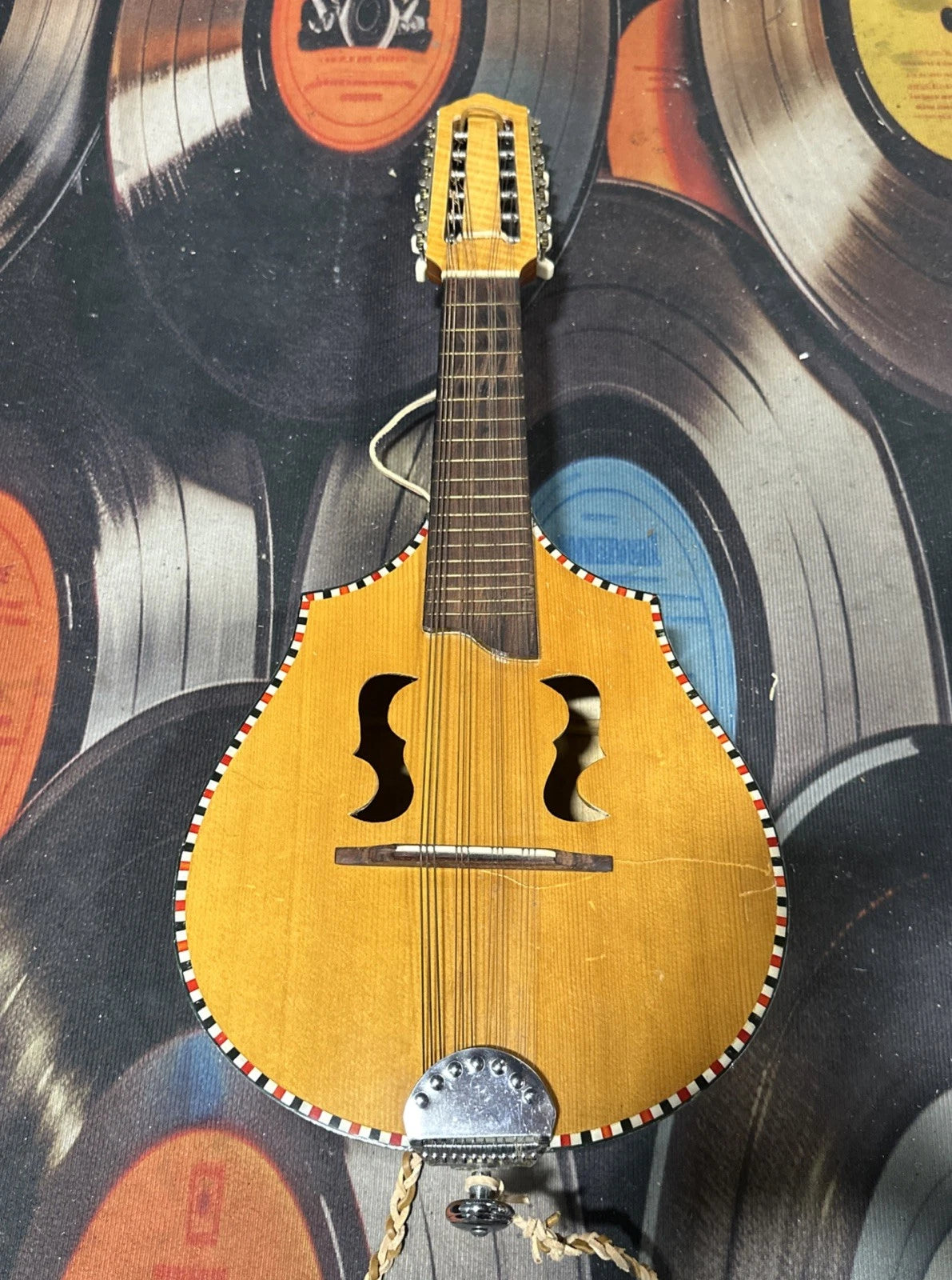 12 String Vintage Wooden Cuban Laud No Markings/labels