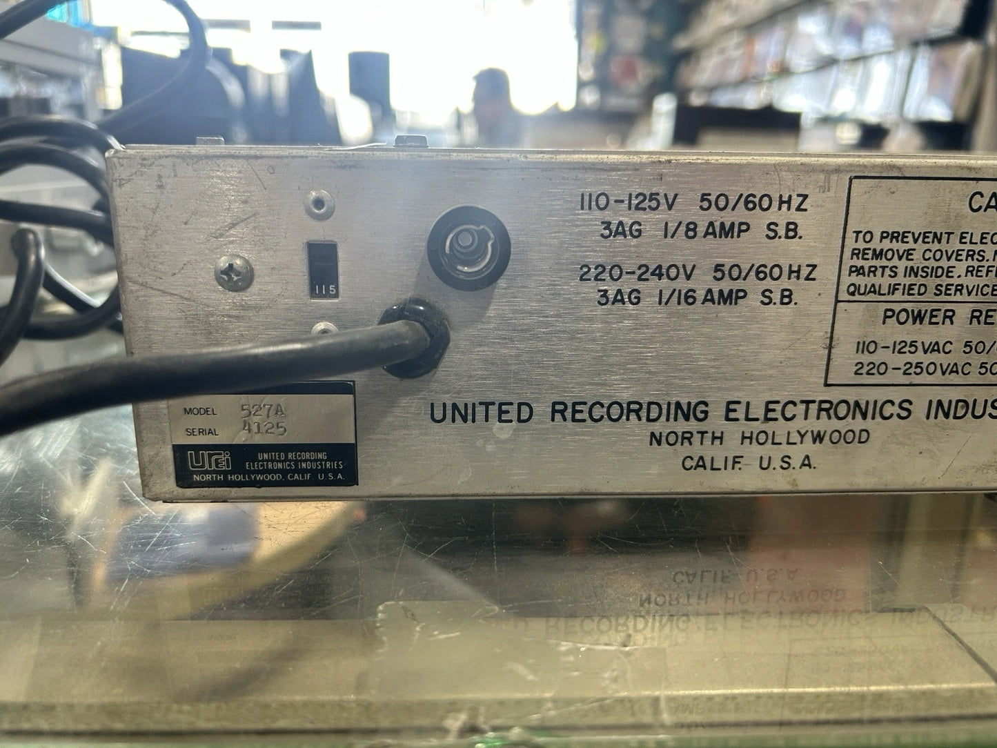 Urei 527-A 527A Graphic Equalizer Vintage Rack As is