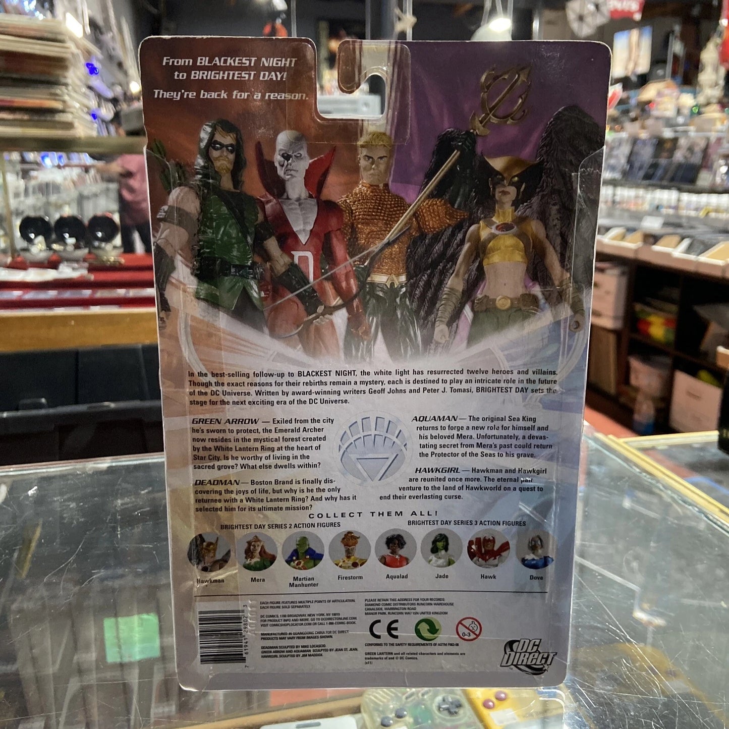 DC Direct Brightest Day Series 1 Green Arrow Figure NEW SEALED little damage