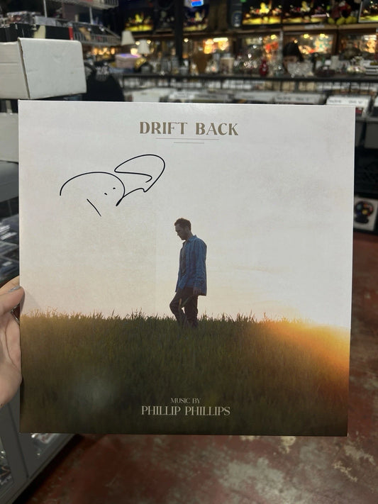 Autographed Drift Back LP signed by Phillip Phillips Vinyl JSA certified