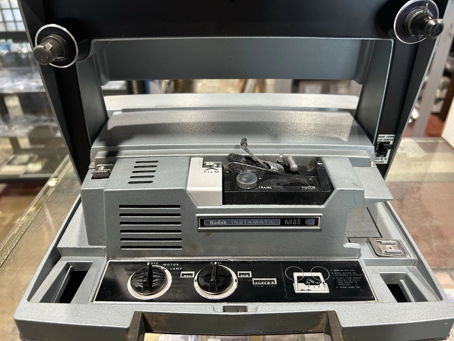 Vintage Kodak Instamatic M85 Movie Projector Super 8mm Portable Film