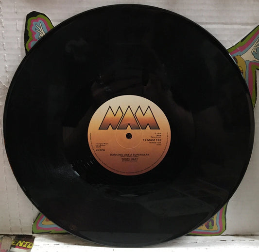 White Heat Dancing Like A Superstar UK 12” Single 12MAM182
