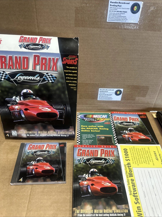 Grand Prix Legends (Sierra, Big Box PC Sim Racing Game)