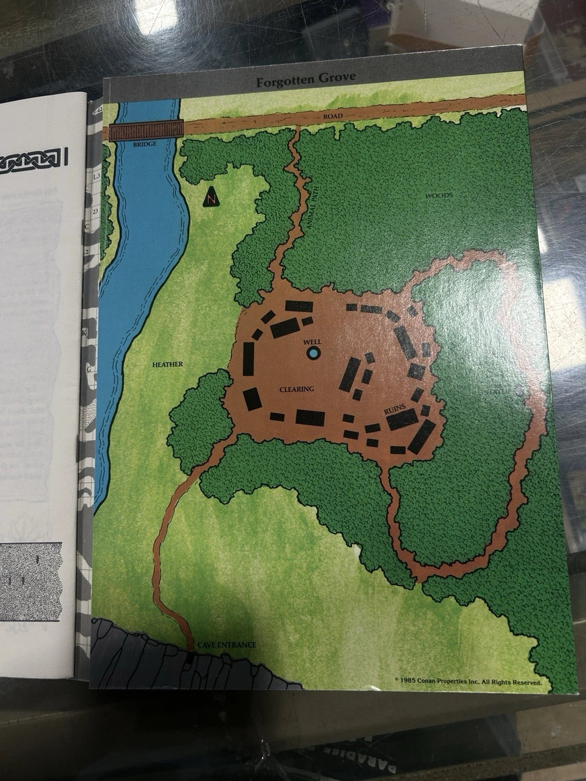 Conan The Mercenary CN2 1985 Dungeons Dragons Kim Eastland TSR 7402 Barbaria