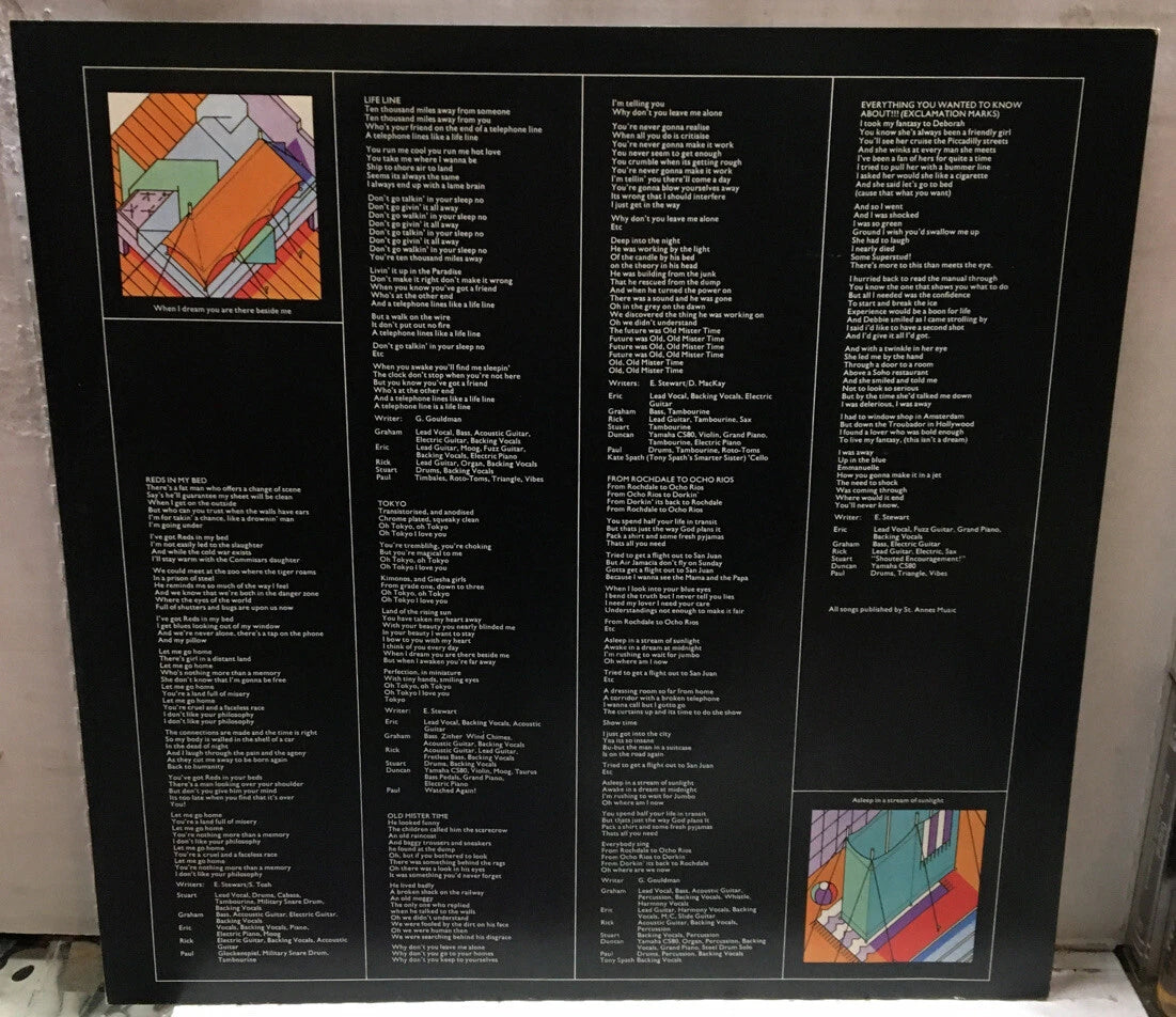 10CC Bloody Tourists UK Import Record 9102503