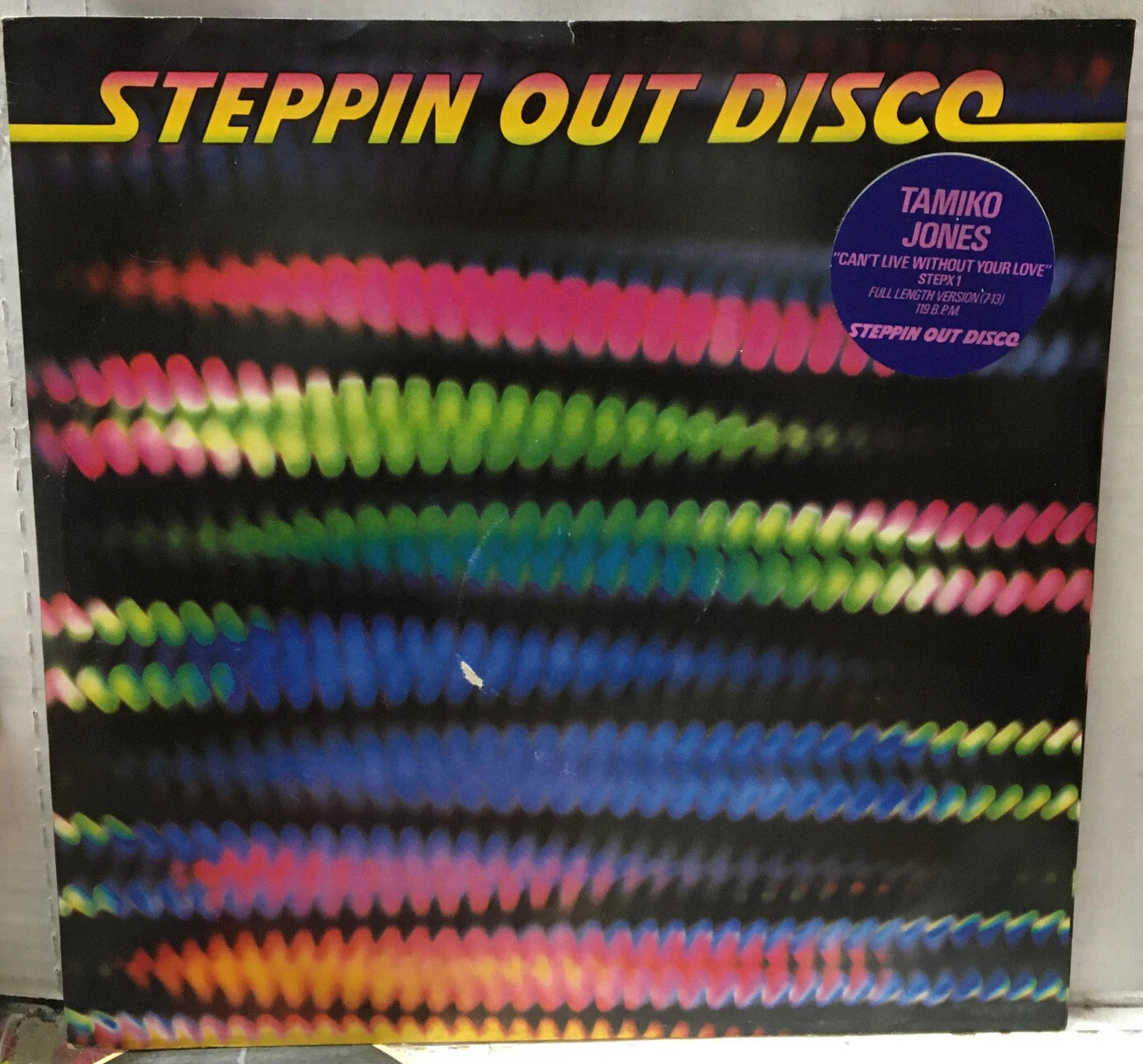 Tamiko Jones Can’t Live Without Your Love UK 12” Single STEPX001