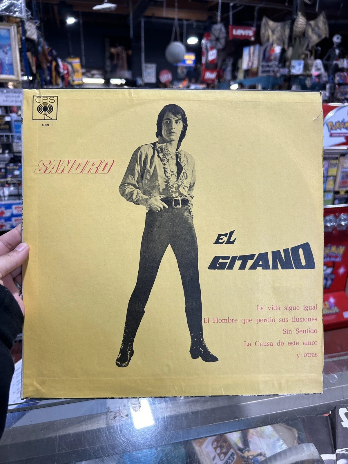 SANDRO | EL GITANO | COLOMBIA | LP | RARE | CBS 14909 | VG+