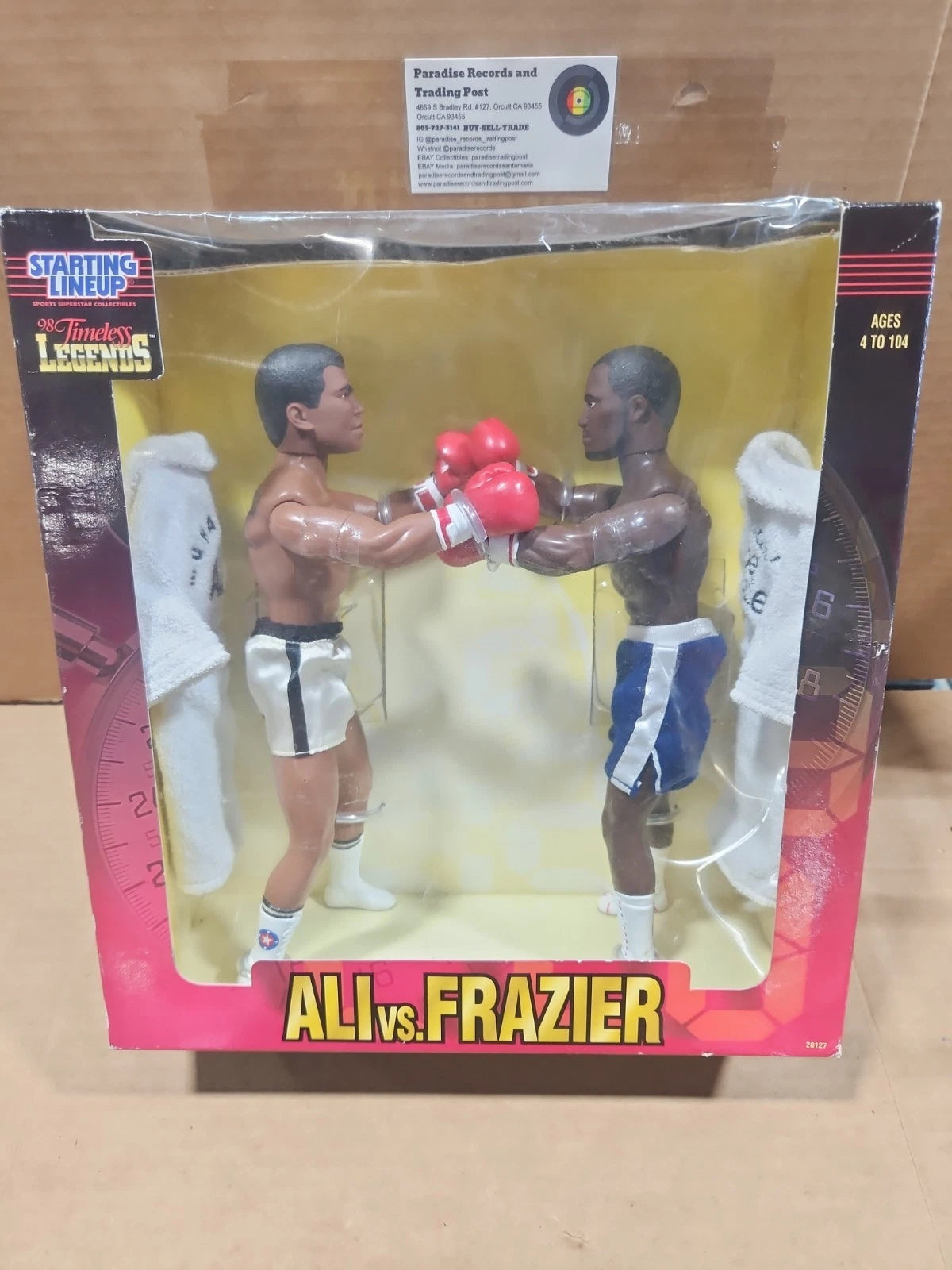 "Ali vs Frazier" Starting Lineup Timeless Legends 1998 Edition 12"