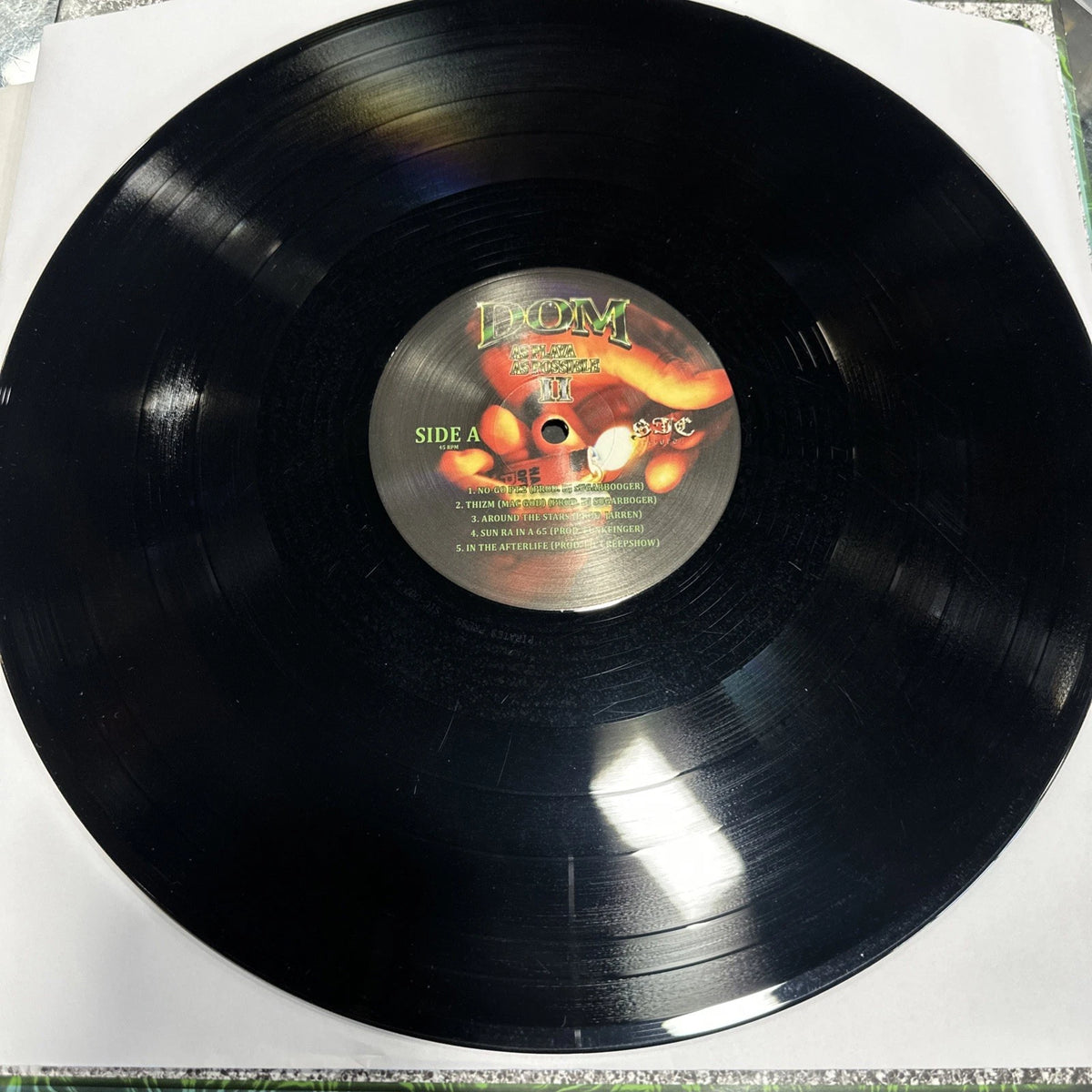 DOM - As Playa As Possible 2 - Vinyl Record (LP) - VG+/M Signed
