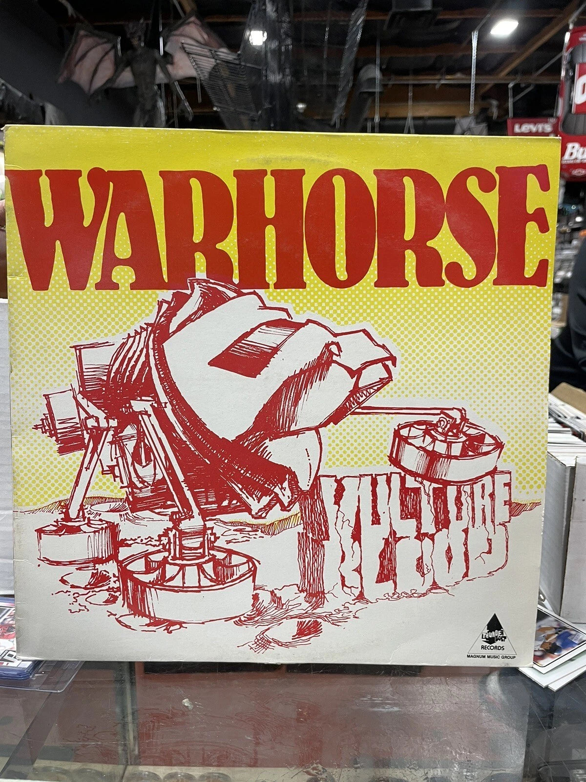 WARHORSE Vulture Blood 1983 LP Vinyl Record Prog UK Nick Simper Jed Peck