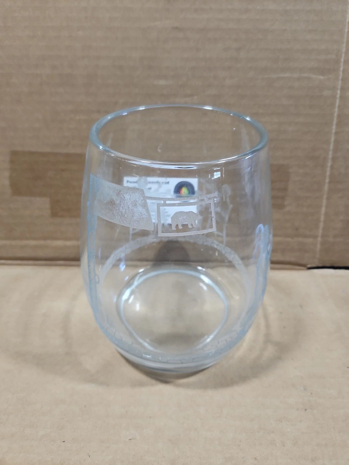 HEISEY Etched Glass Jar Rare Vintage 7 1/2 X 6 Inch Glass