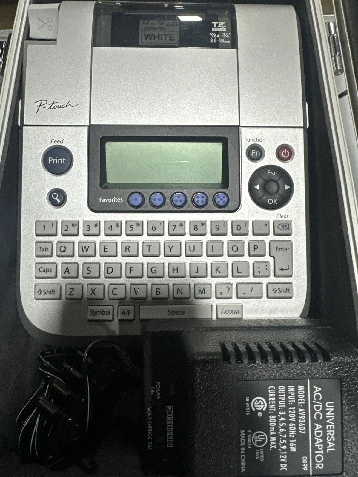 Brother P-Touch PT-1830 Label Maker Thermal Printer Tested & Working