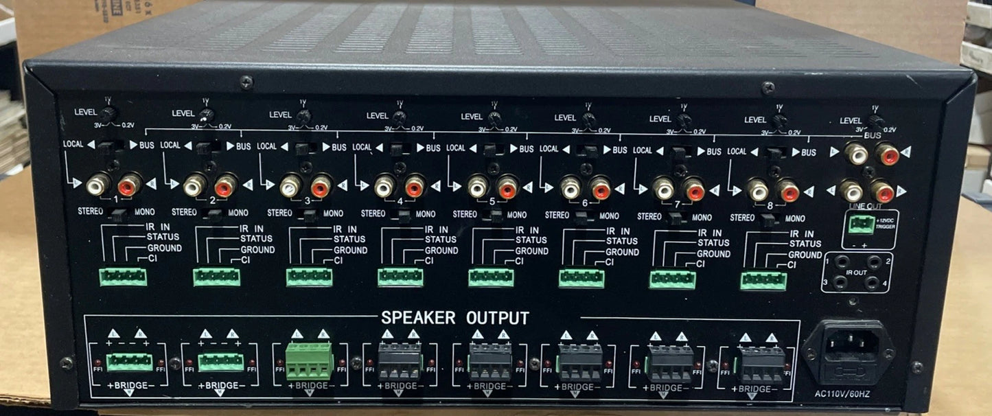 Genuine CINENOVA IR16 16 Channels 8 Zones Power Amplifier (See Photos)