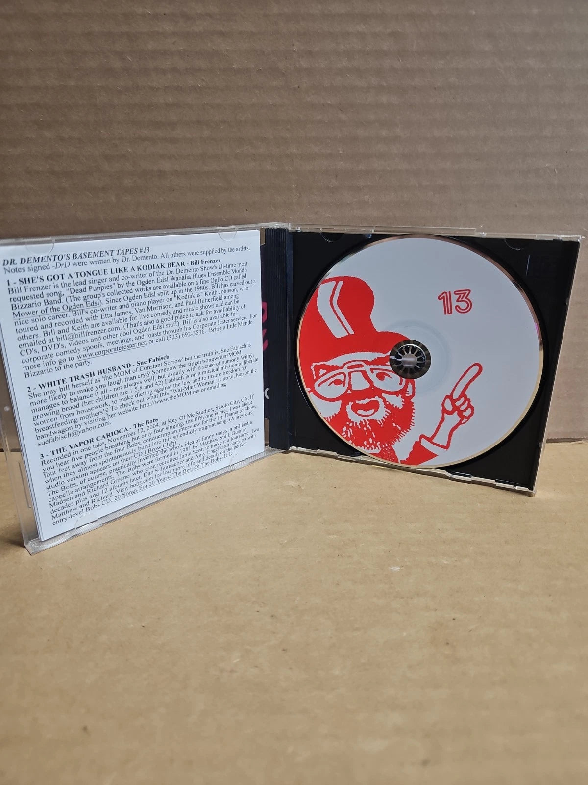 Dr. Demento’s Basement Tapes Vol. 13 CD Pop Novelty/Parody Rare Vintage