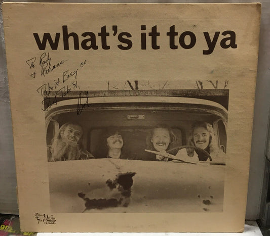 What’s It To Ya Self Titled Autographed Record S80-928-38895