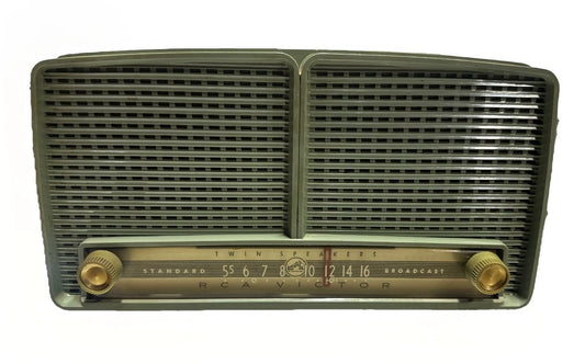 RARE RCA Victor Green Superheterodyne Tube Radio 9-XL-1H w/ Lighter Working