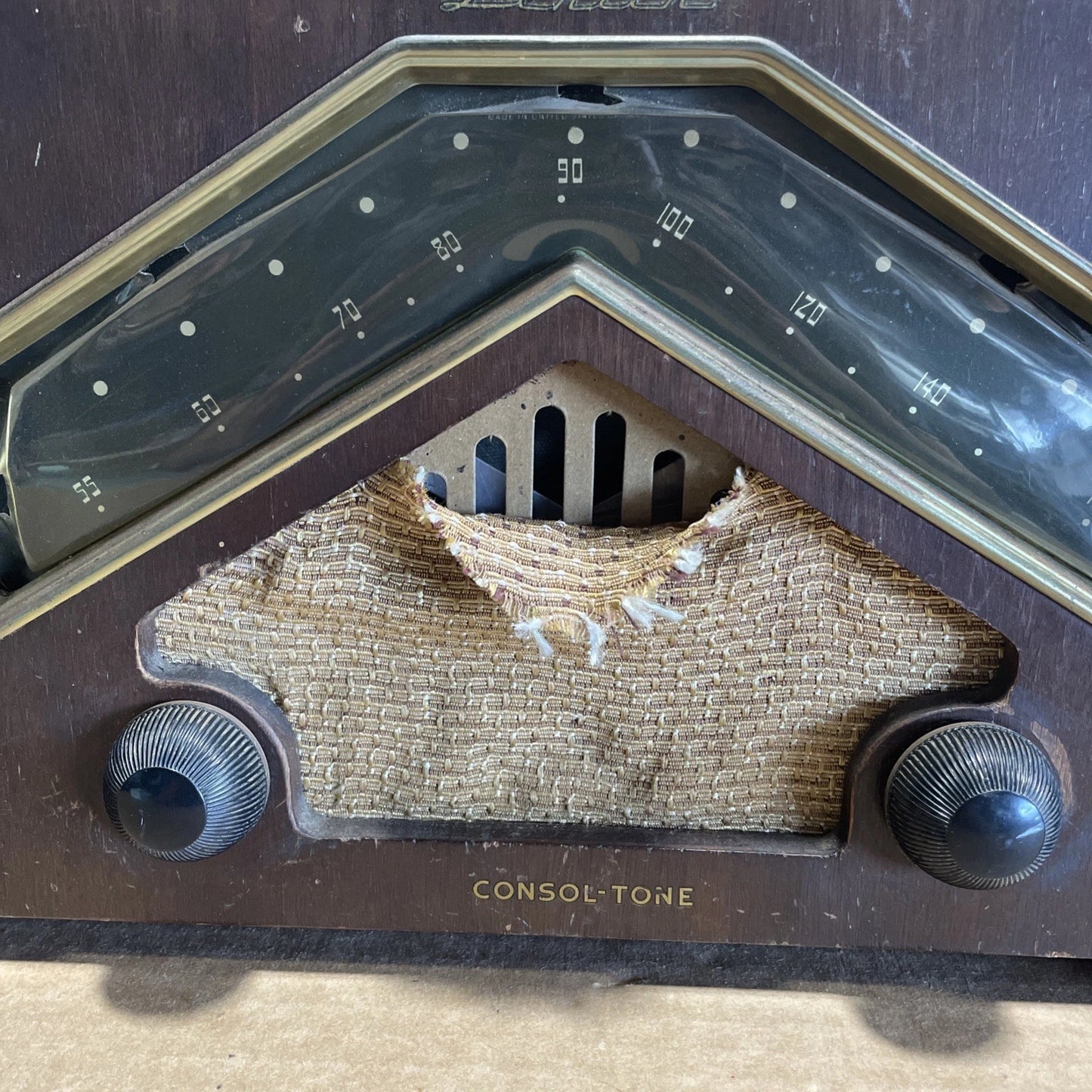 Zenith 6D029 AM Radio For Parts/Repair Vintage Rare Does Power On As Is