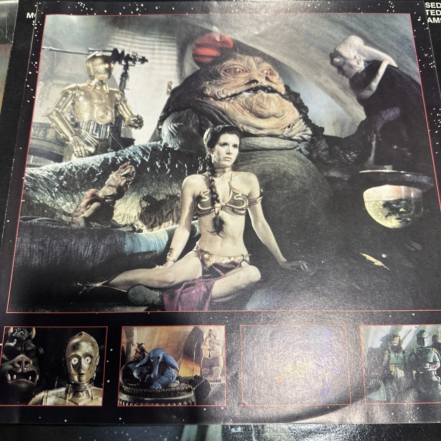 Star Wars Return of the Jedi Soundtrack John Williams 12" LP insert 811767