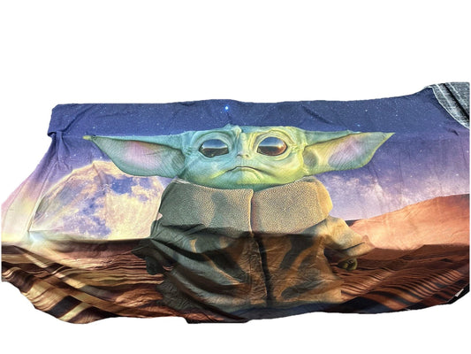 Star Wars The Mandalorian Grogu Cloth Wall Tapestry 60x70 inches