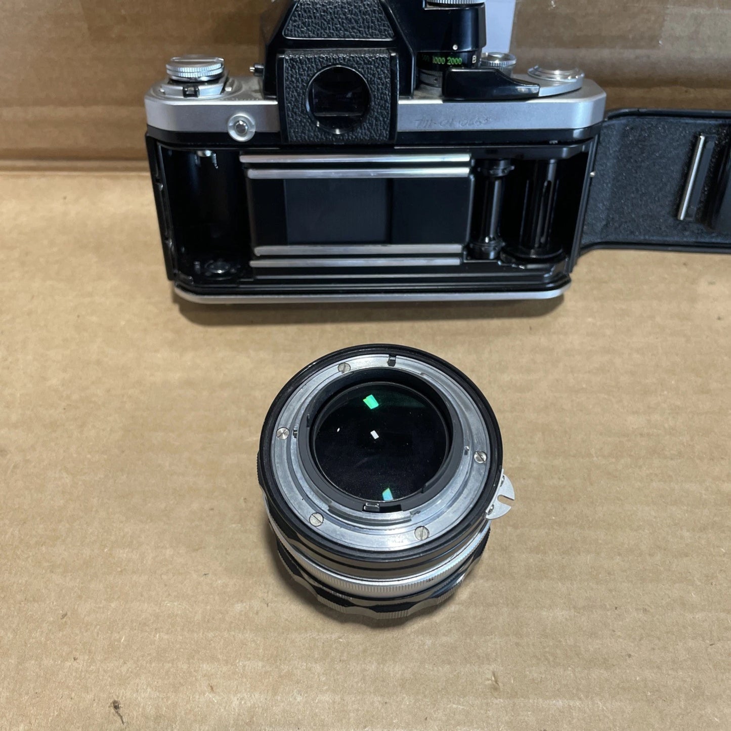 Nikon F2 Photomic Camera 7246838 W Nikon Nikkor - S C Auto 1:1.4 F =50mm 1381134