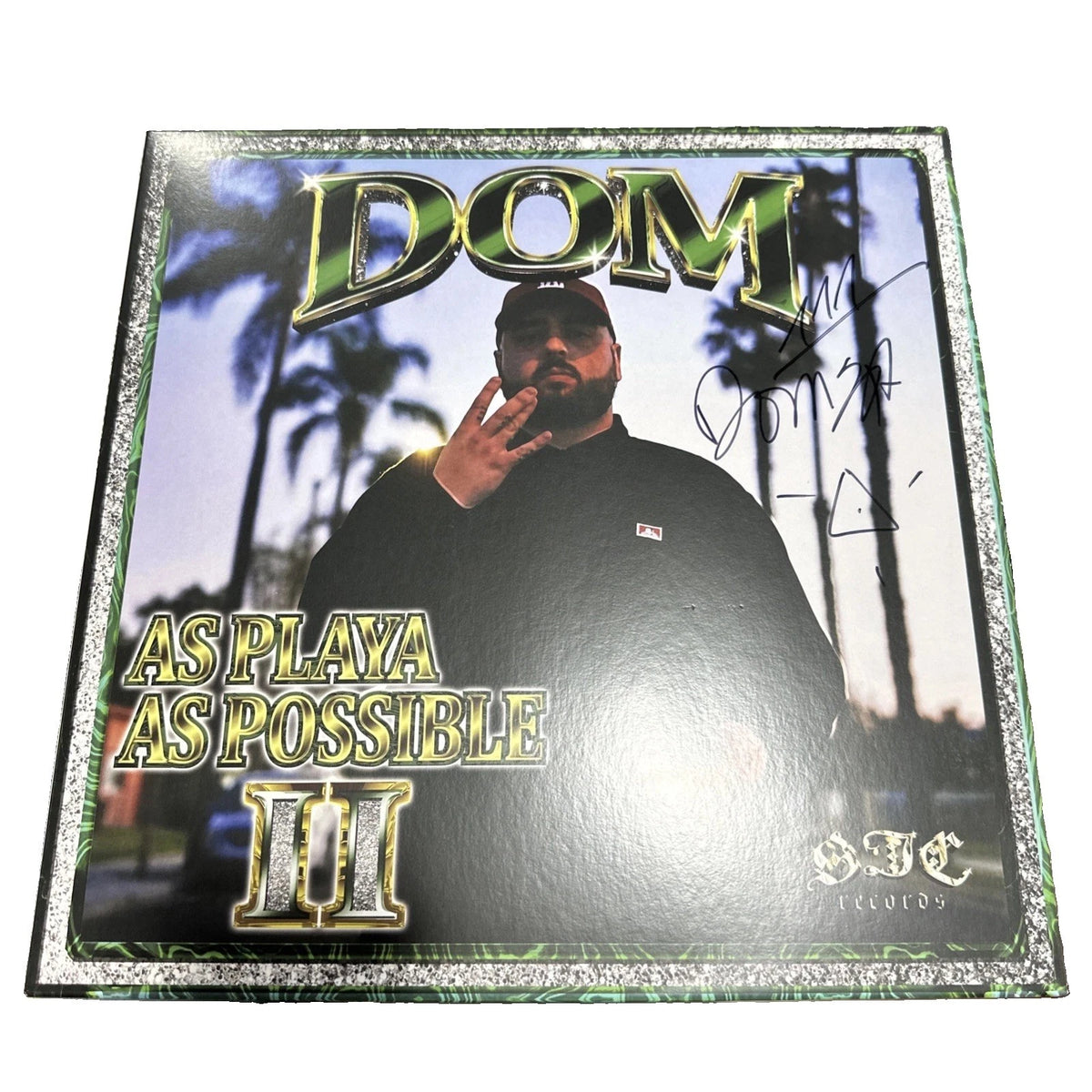 DOM - As Playa As Possible 2 - Vinyl Record (LP) - VG+/M Signed