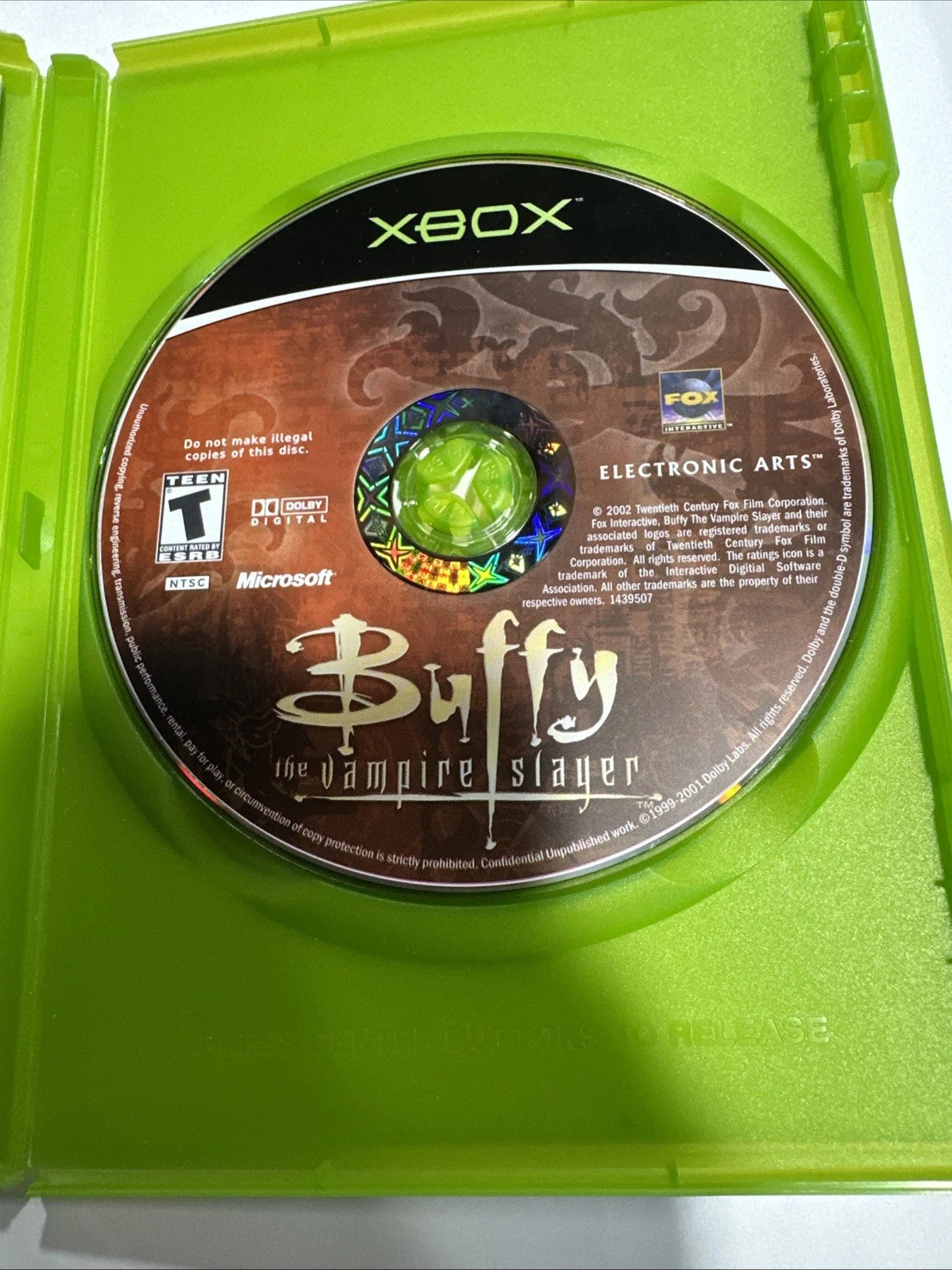 Buffy the Vampire Slayer (Microsoft Xbox, 2002) CIB