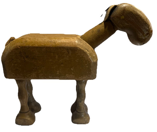RARE VINTAGE SCHOENHUT 1922 BARNEY GOOGLE'S WOODEN HORSE DOLL