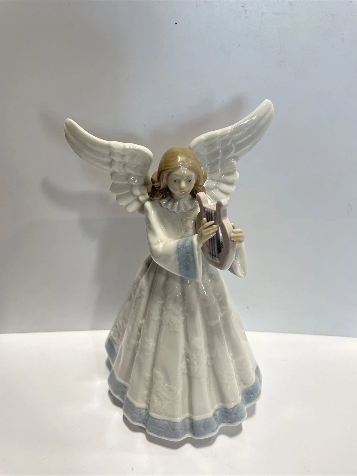 Lladro Figurine Heavenly Harpist #5830 Retired Great Condition Rare Vintage