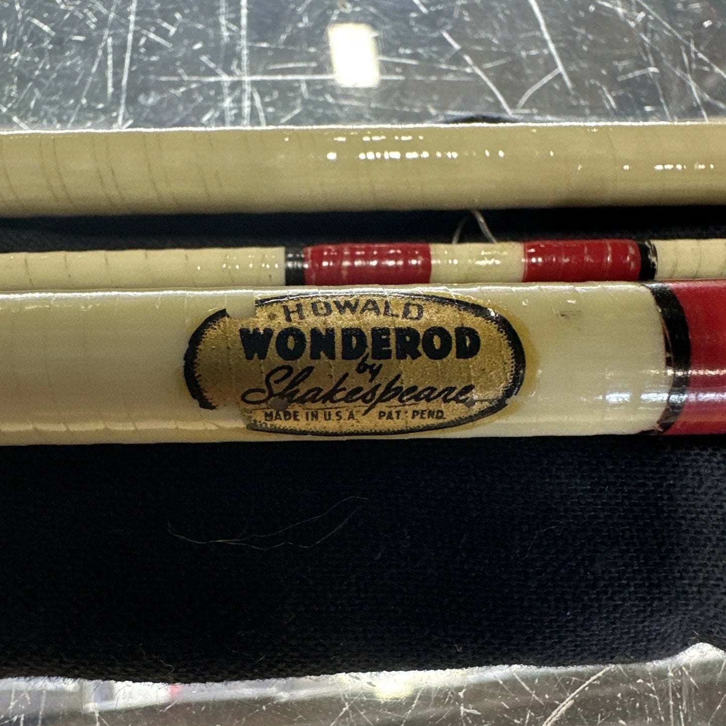 Vtg Howald Shakespeare Wonderod Fly Fishing Rod 1390 3 Piece Read Description