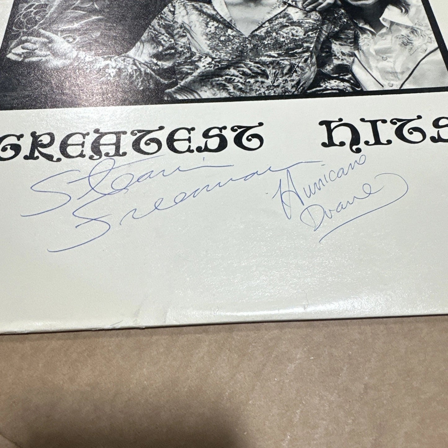 STEAMIN' FREEMAN: Greatest Hits SIGNED LP 33 RPM