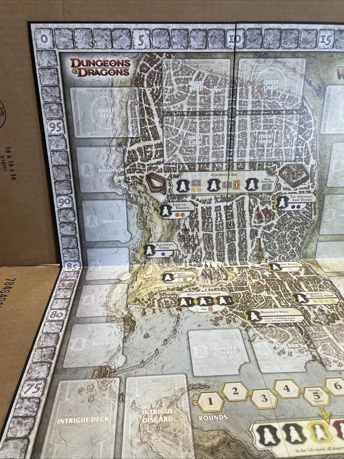 Lords of Waterdeep Board Game + Scoundrels Of Skullport Expansion
