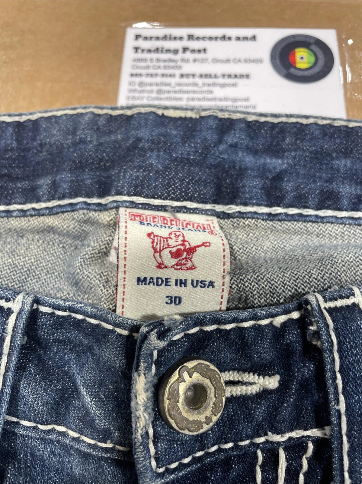 True Religion Women's Jeans Size 30 RN#112790 CA#30427 Straight Leg