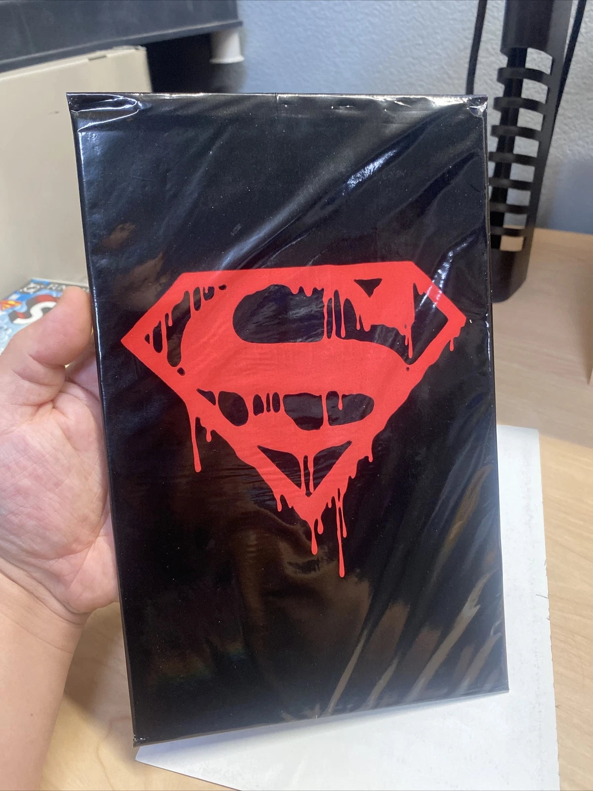 Vtg 1992 DC Comics Superman Memorial #75 Fold Out Splash Back Cover