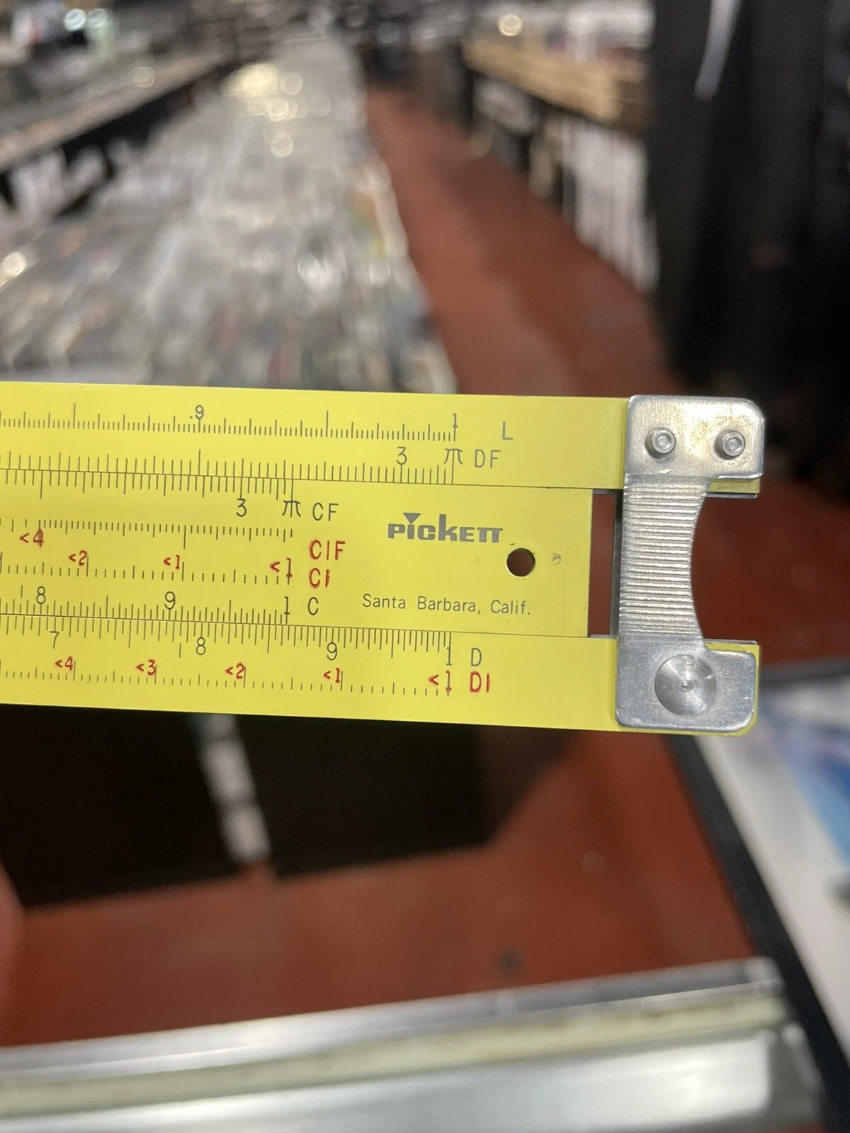 VTG 1959 PICKETT SLIDE RULE AND CASE