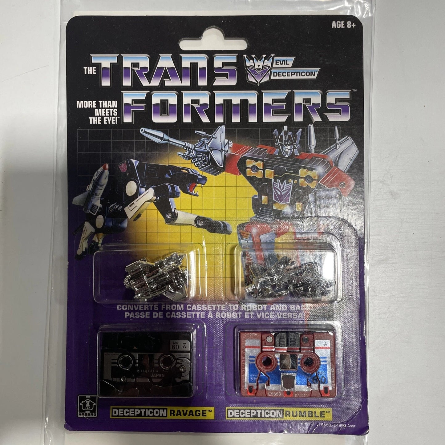 Transformers G1 Ravage & Rumble Walmart Exclusive Sealed Mib Box Misb A