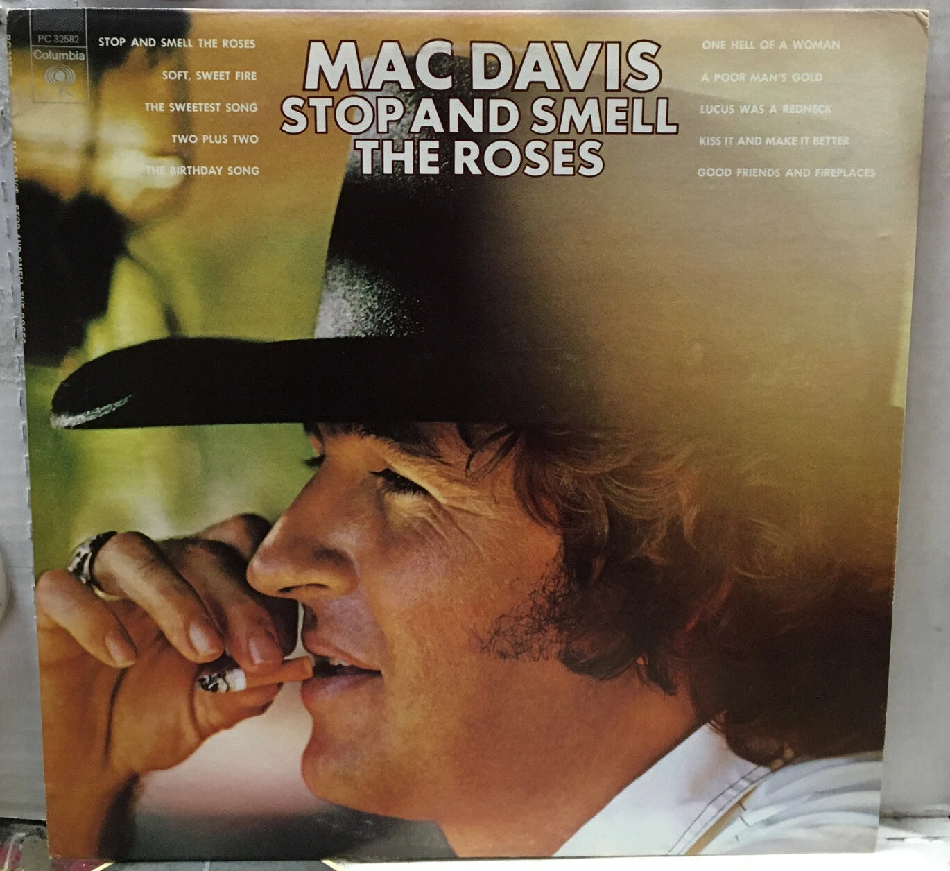Mac Davis Stop And Smell The Roses Record