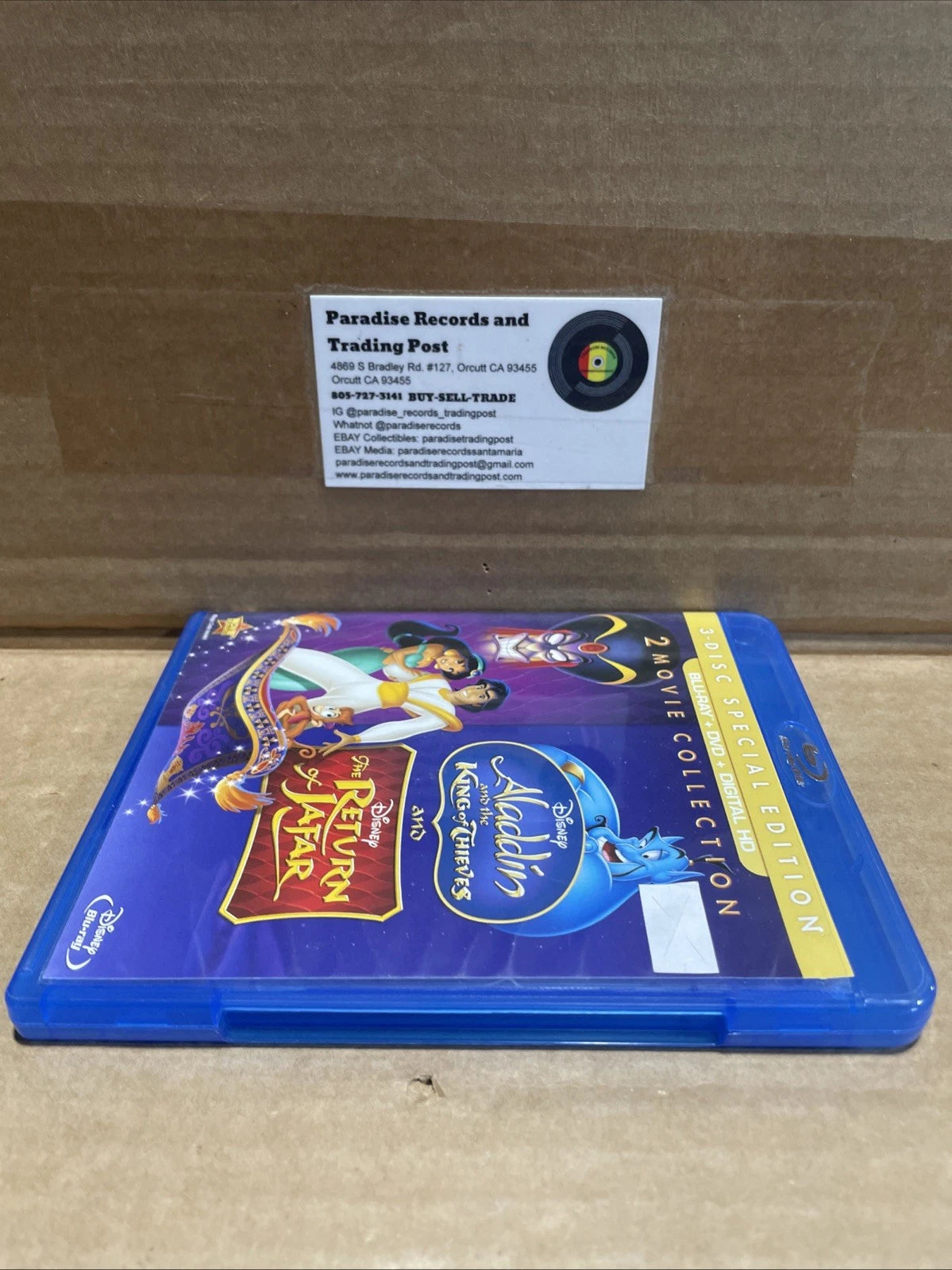 Disney Blu-ray Aladdin and the King of Thieves / Return of Jafar Double Feature
