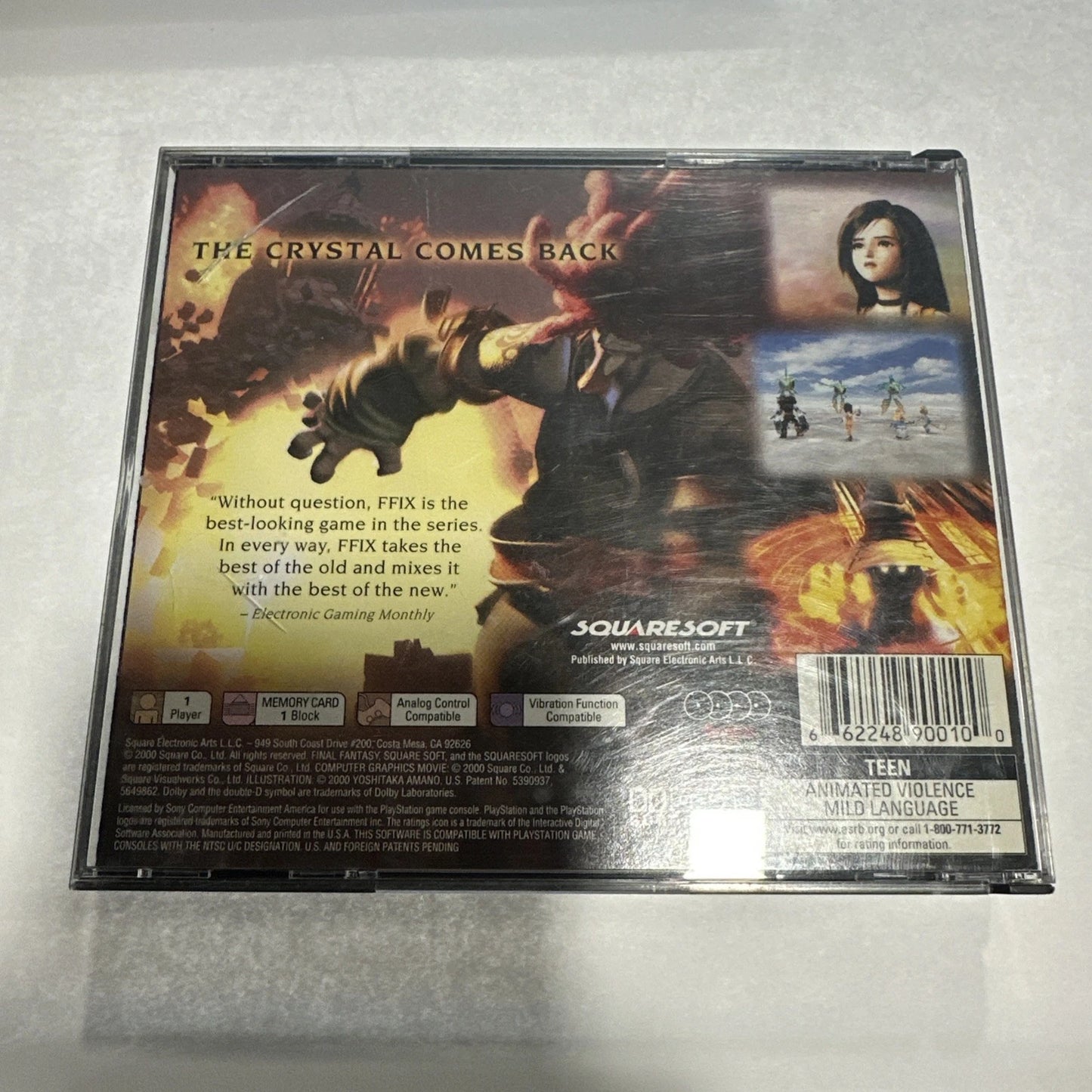 Final Fantasy IX (Sony PlayStation 1 PS1, 2000) Black Label - Good Condition