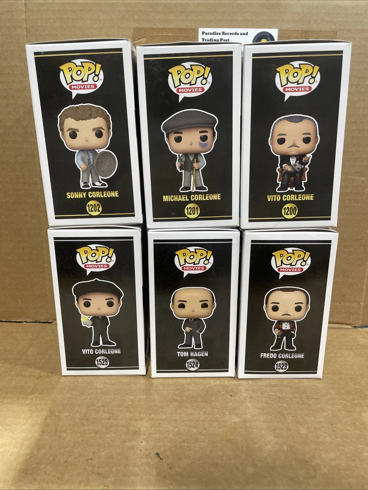 Funko Pop! The Godfather Set #1200-1202 & #1523-1525 Lot Of 6