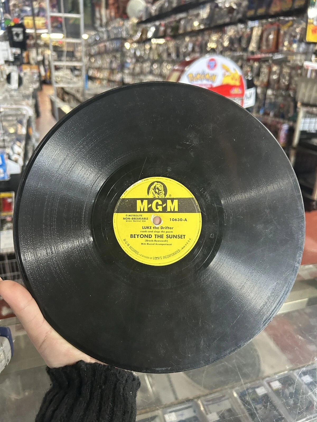 Luke the Drifter HANK WILLIAMS - Beyond the Sunset - The Funeral - MGM 78rpm