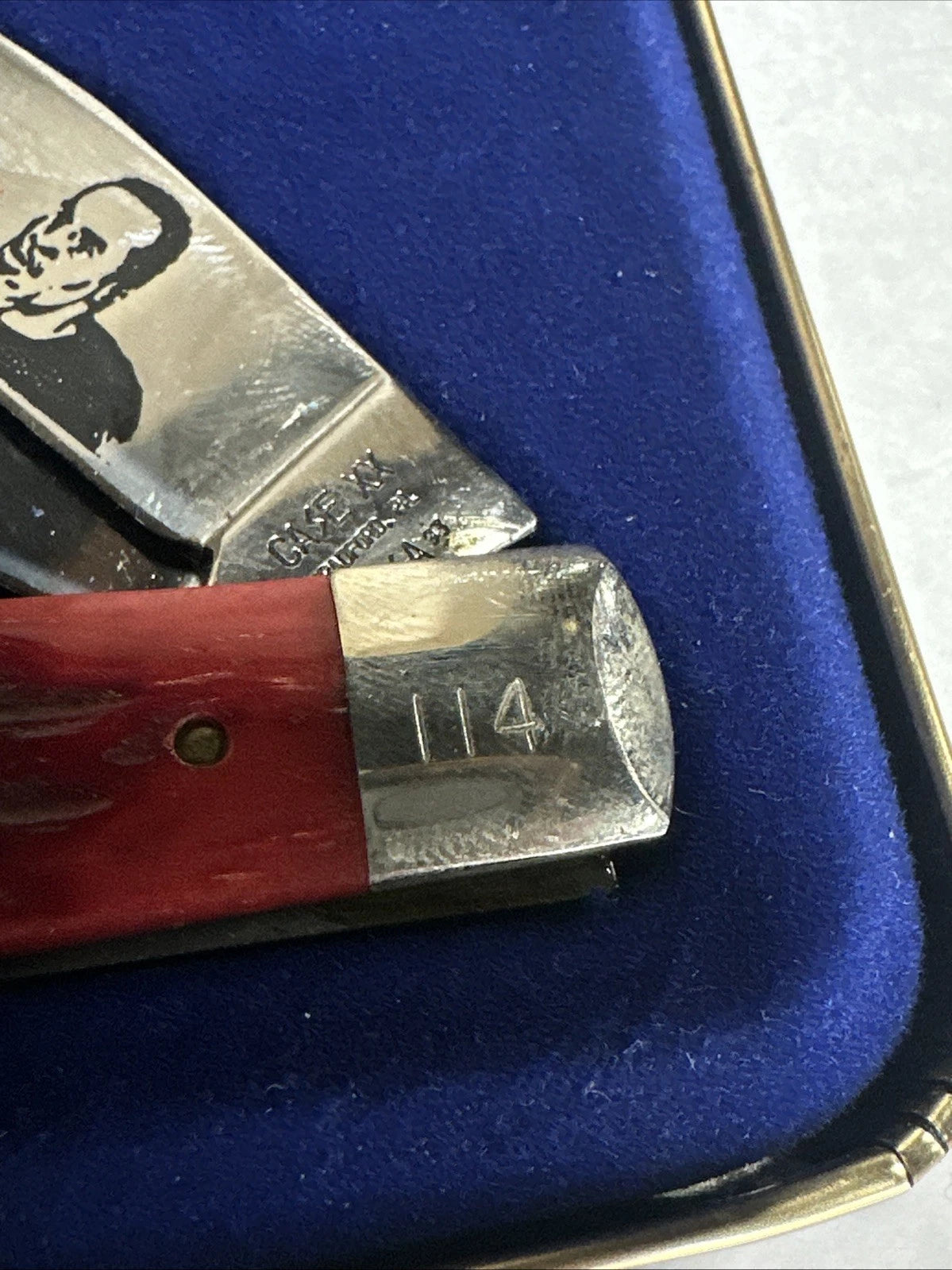 CASE XX 1994 OJ SIMPSON "LAST RUN" COMMEMORATIVE TRAPPER W/ BOX 114