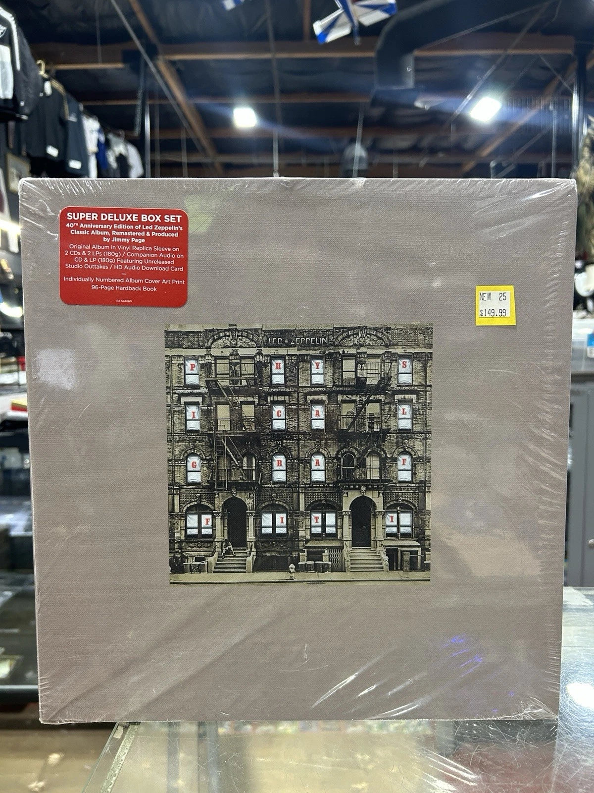 Physical Graffiti by Led Zeppelin Super Deluxe Edition 3-LP 3-CD & BOOK 2015 NEW
