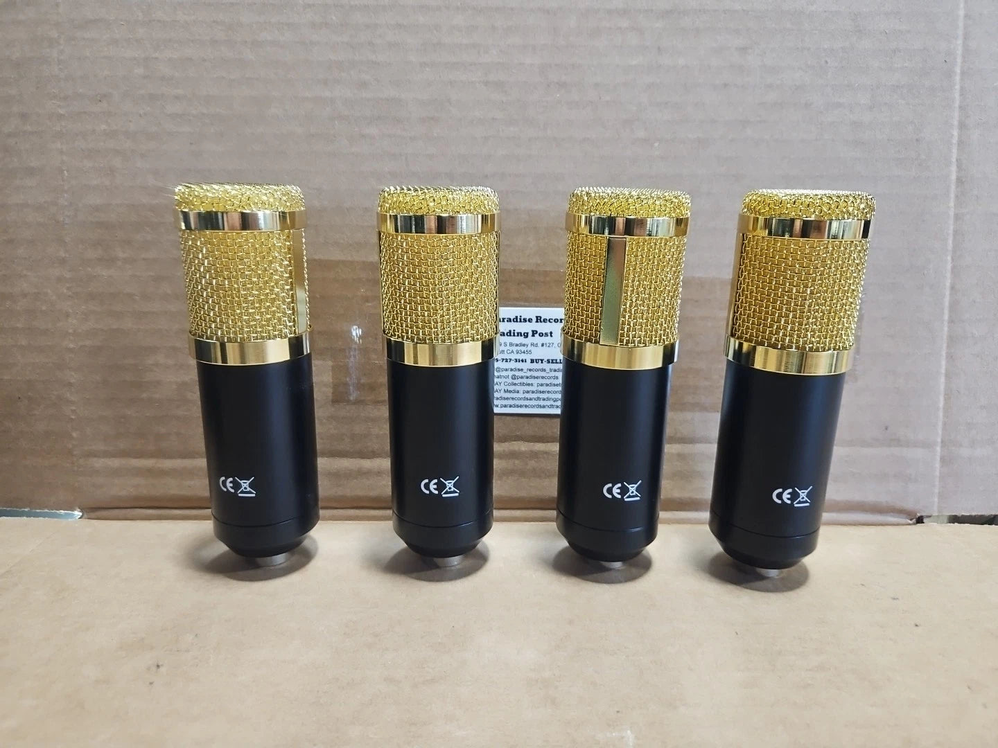 Neewer NW-800 Microphone Lot Of 4 With Cables Stands & Accesories