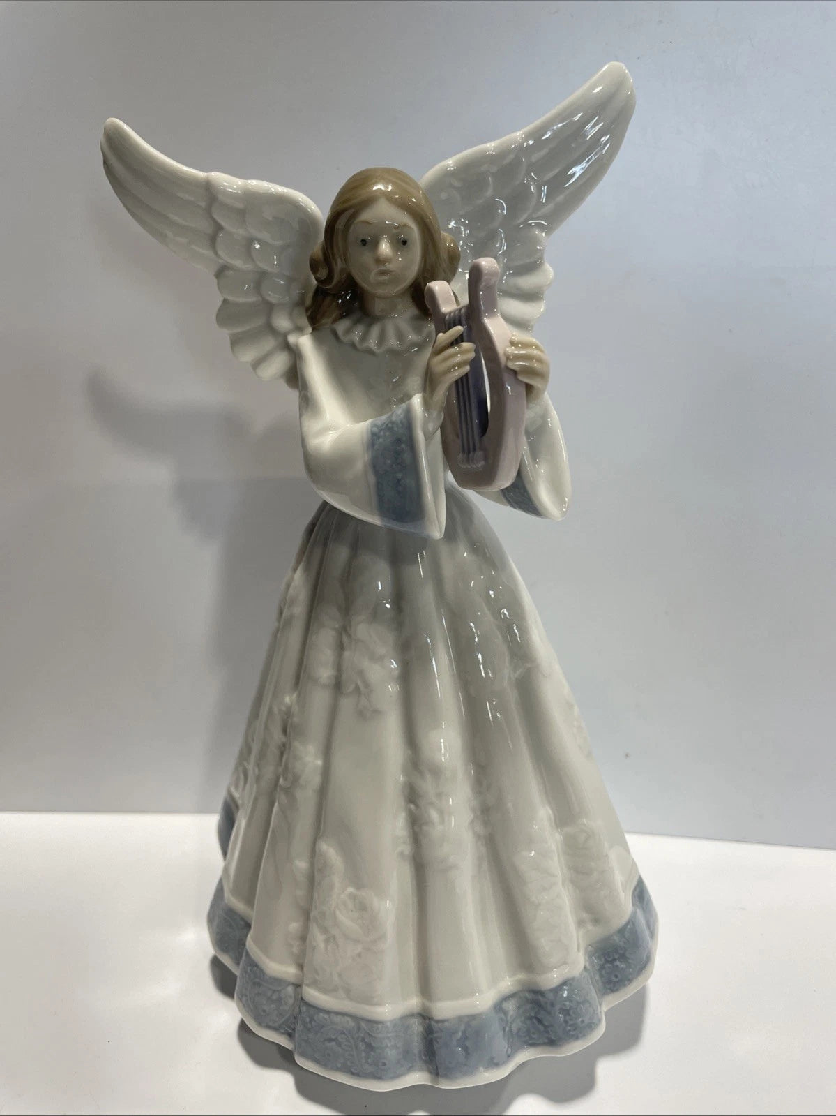 Lladro Figurine Heavenly Harpist #5830 Retired Great Condition Rare Vintage