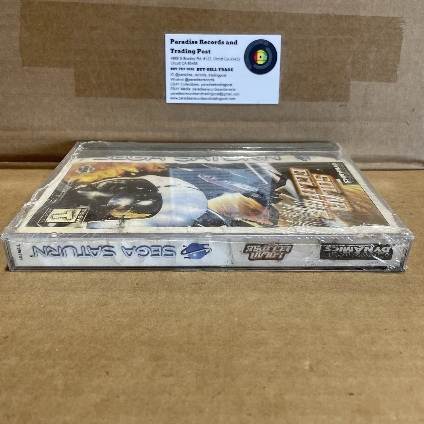 Solar Eclipse (Sega Saturn, 1995) Complete CIB Sealed