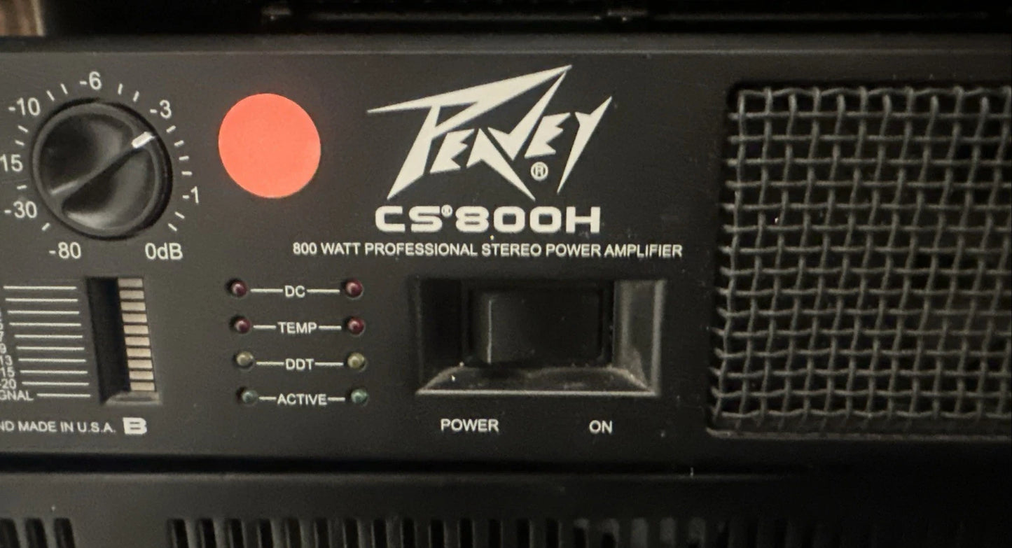 Peavey CS-800H Power Amplifier • Clean, Working Condition