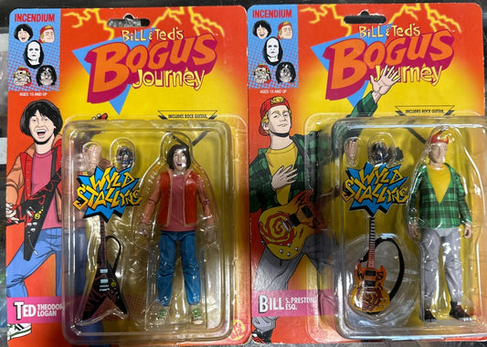 Bill and Ted's Bogus Journey Action Figures - Incendium - Lot of 2