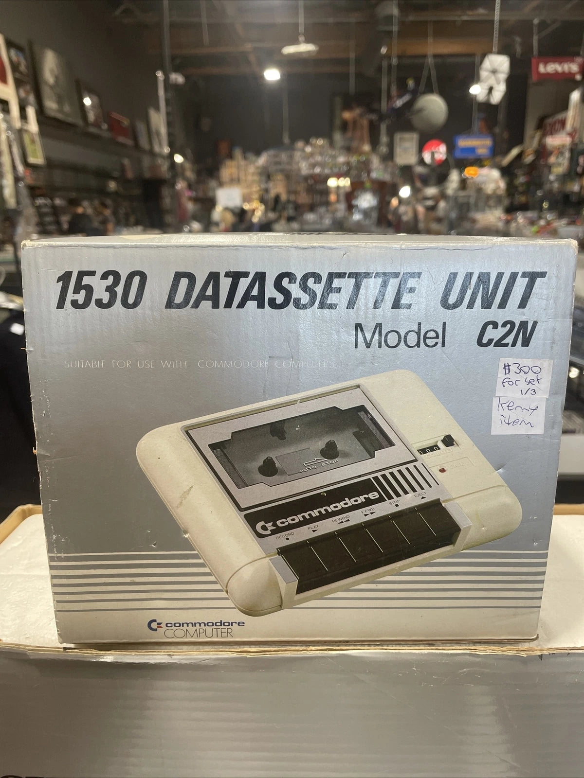 Commodore 1530 Datassette Unit Model C2N + Commodore Single Floppy Disk