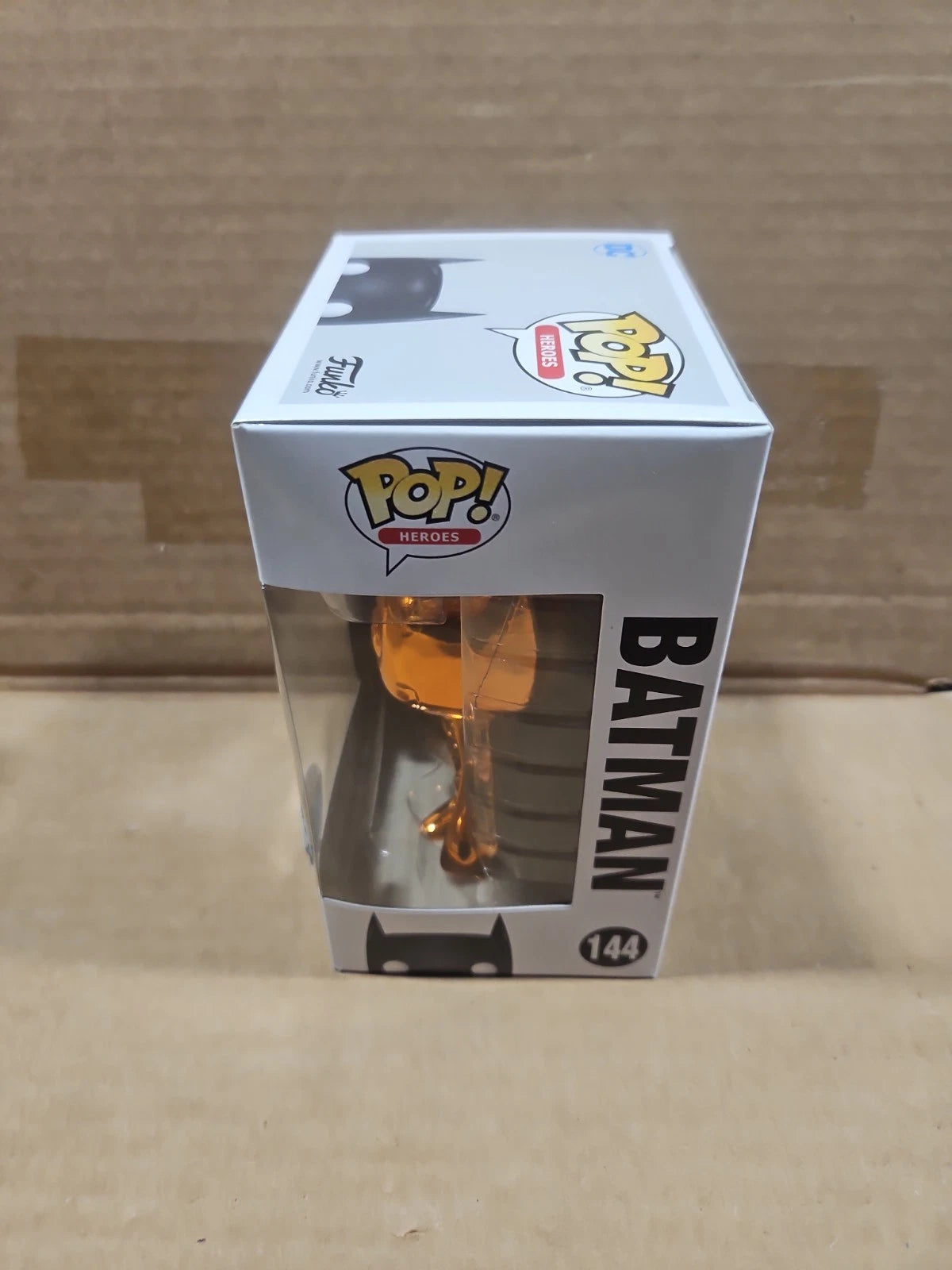 Funko Pop! Vinyl: DC Comics Batman (Orange Chrome Metallic) #144 - NYCC 2018 LE