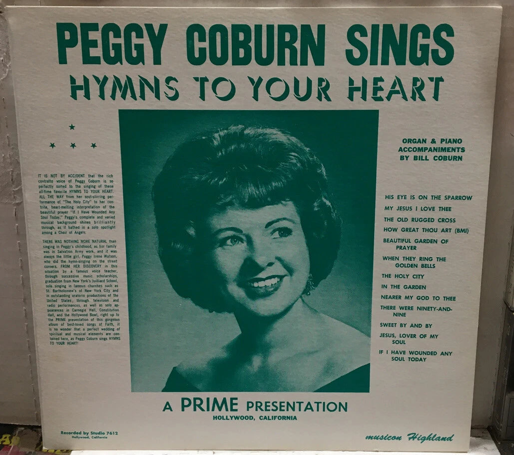 Peggy Coburn Sings Hymns To Your Heart Record